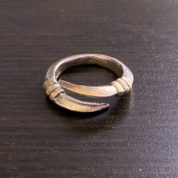 MIYU DECAY BRASS TALON CLAW RING SIZE 7 - Picture 2 of 4